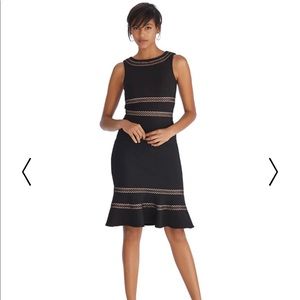 Black and Tan sleeveless Dress